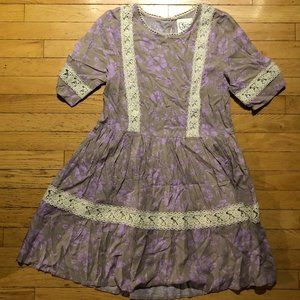 Brand New Sunday Mi Amor Women's Floral Tea Dress
